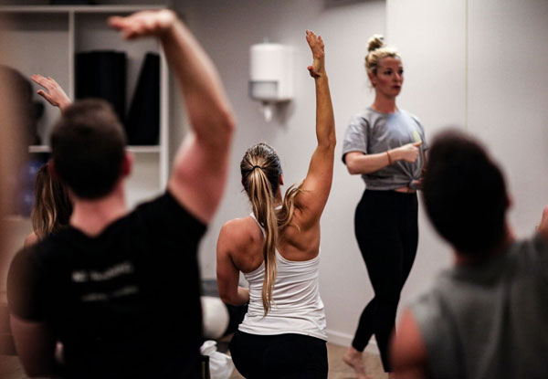 Five Yoga, Barre & Pilates Classes - Options for Cycle or HIIT Classes