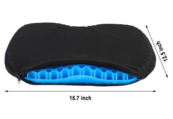 Anti-Slip Kayak Gel Seat Cushion with Cover - Two Colours Available