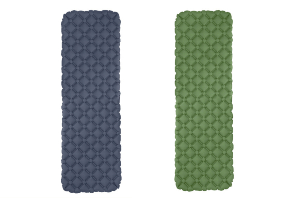 Single Inflatable Camping Mattress Sleeping Pad - Two Colours Available