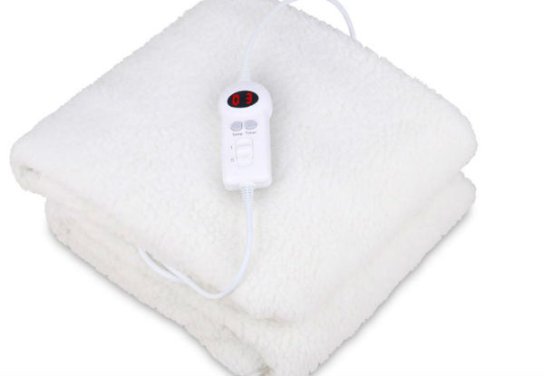 Fleece Electric Blanket - Six Sizes Available