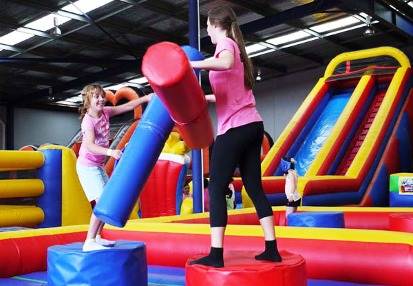 After Hours 40+ Private Hire of Auckland's Largest Inflatable Playground Between 5:30pm - 8:30pm