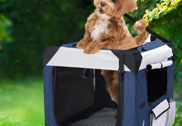 Portable Pet Carrier Crate - Three Sizes Available