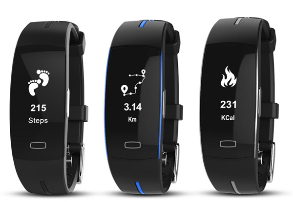 P3 Smart Bracelet with PPG+ECG - Three Colours Available with Free Delivery