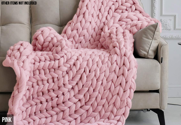 Ramesses Super Thick Icelandic Chunky Blanket - Two Sizes & Six Colours Available