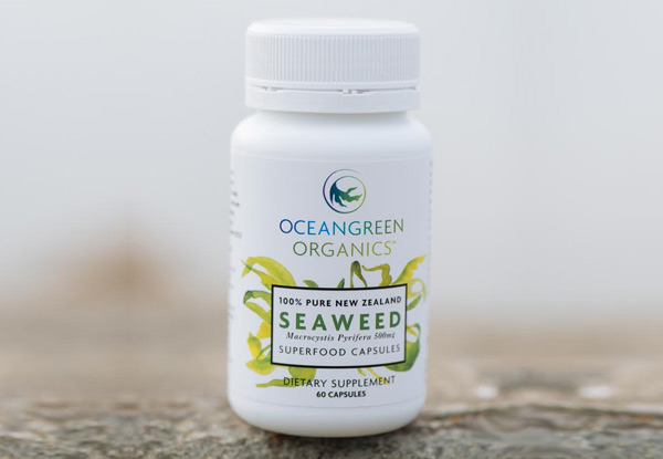 100% NZ Pure Seaweed Superfood Capsules - 60 Capsules