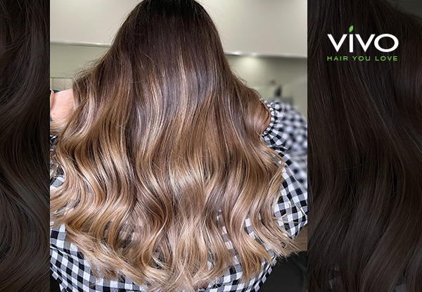 Balayage Hair Package incl. Colour, Shampoo, Colour-Lock Treatment, Toner, Head Massage & Blow Wave Finish - Enhanced and Deluxe Balayage with Root Melts Avail. Cut and Colour or Colour Only - Option for Senior Stylists