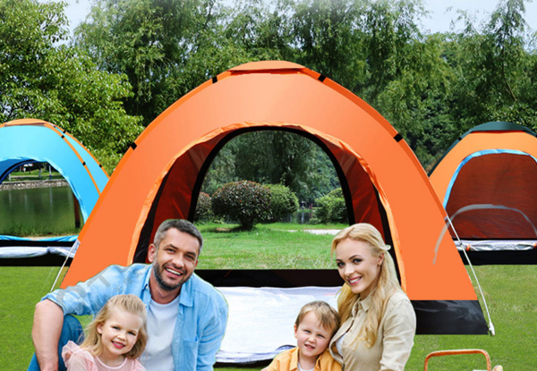 Outdoor Three-Person Camping Pop-Up Tent