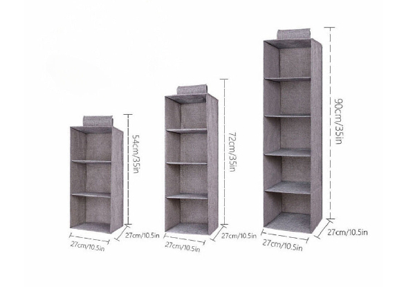 Three-Layer Portable Wardrobe Hanging Storage - Available in Four & Five-Layer