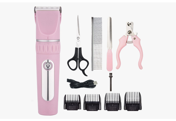 Electric Pet Hair Shaver Trimmer Set - Four Colours Available