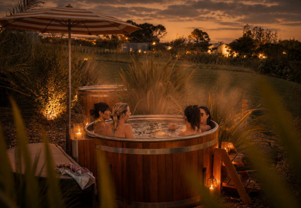 Private Hot Tub Experience for Two People for 60-Minutes at Tiki Beach - Option for Four People