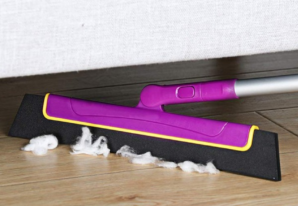 Extendable Handle Floor Squeegee Cleaning Broom