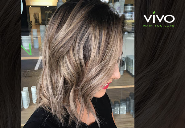 Balayage Hair Package incl. Colour, Shampoo, Colour-Lock Treatment, Toner, Head Massage & Blow Wave Finish - Enhanced and Deluxe Balayage with Root Melts Avail. Cut and Colour or Colour Only - Option for Senior Stylists