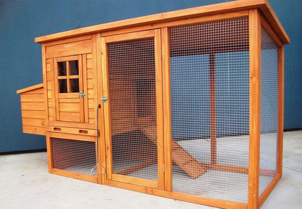 $239 for a Wood & Mesh Chicken Coop