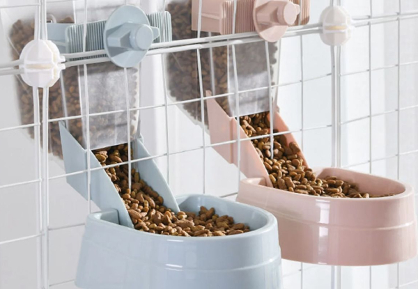 Automatic Pet Hanging Cage Feeder - Three Colours Available