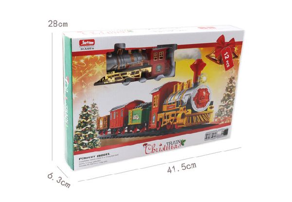 Christmas Express Train Set with Sound & Light