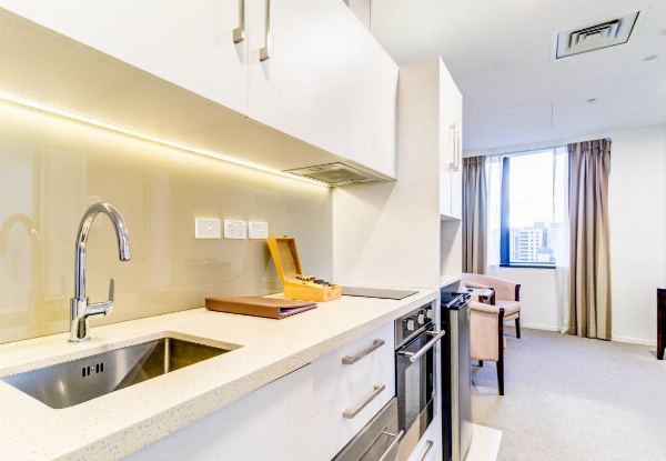 One-Night, 4 Star Auckland City Centre Stay for Two People in a One-Bedroom Suite incl. Buffet Breakfast & Late Checkout - Options for Two or Three Nights