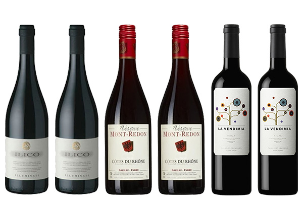 Six-Pack of Mixed European Star Red Wines