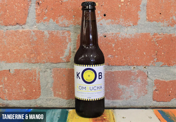 KB Kombucha - Mixed Case of 12 Bottles - Two New Flavours Added