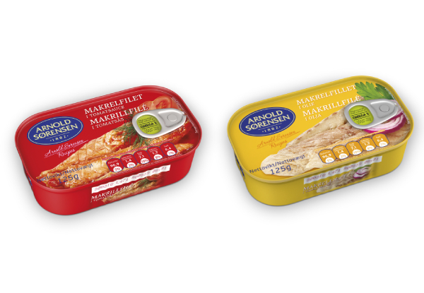 45 Cans of European Mackerel Fillets - Two Flavours Available