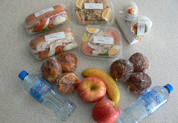 Healthy Packed Lunch incl. Delivery - Options for up to Five Packed Lunches Delivered Each Day