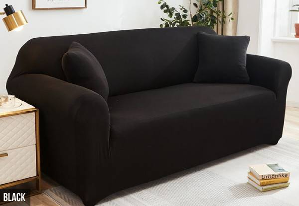 Solid Colour Sofa Cover - Two Colours & Three Sizes Available