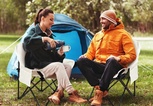 Lightweight Folding Camping Chair with Bag - Two Colours Available