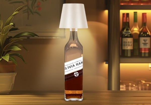 Rechargeable Wireless Bottle Lamp with Three-Colours