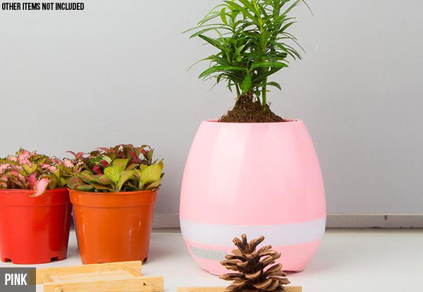Bluetooth Music Flower Pot Speaker - Three Colours Available