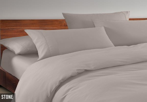 Royal Comfort  Six-Piece Cotton Rich Bedroom Collection Range - Four Colour Options Available