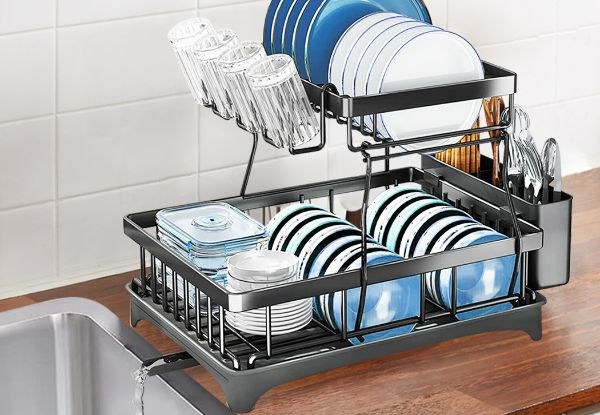 Toque Two-Tier Detachable Dish Drying Rack