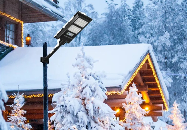 Solar Street LED Light with Motion Sensor & Remote - Three Options Available