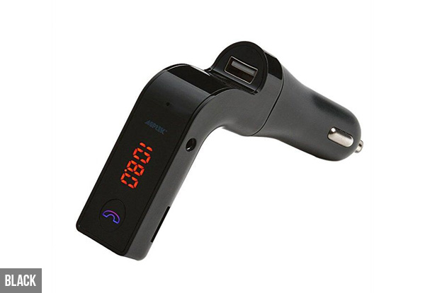 FM Transmitter USB MP3 Player Charger Modulator Radio Handsfree Car Kit - Three Colours Available