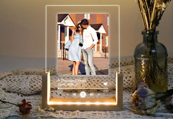 Personalised Song Plaque