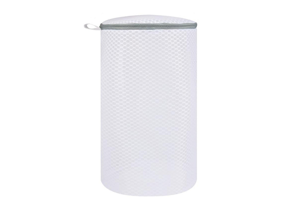 Two-Piece Washing Machine Mesh Shoe Bag with Zipper - Option for Four