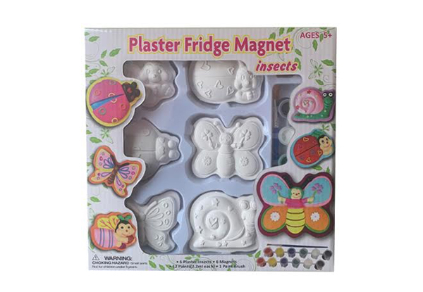 Plaster DIY Fridge Magnets Set