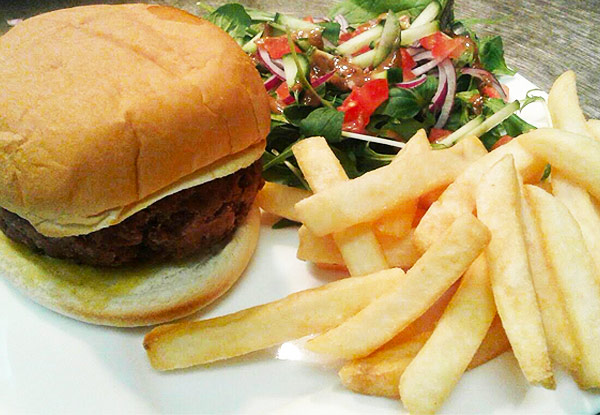 $19 for Two Beef Burgers, Fries & Salad or Fish & Chips (value up to $35)