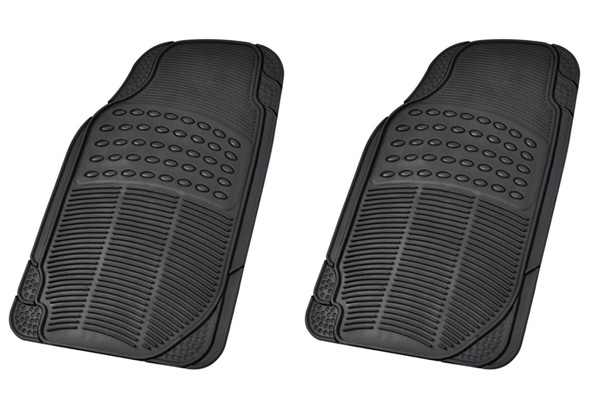 Five-Piece Heavy-Duty Rubber Car Floor Mat Set