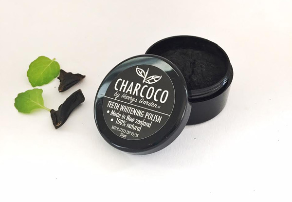 Harry's Garden NZ Made Charcoco Natural Teeth Whitening Polish Set