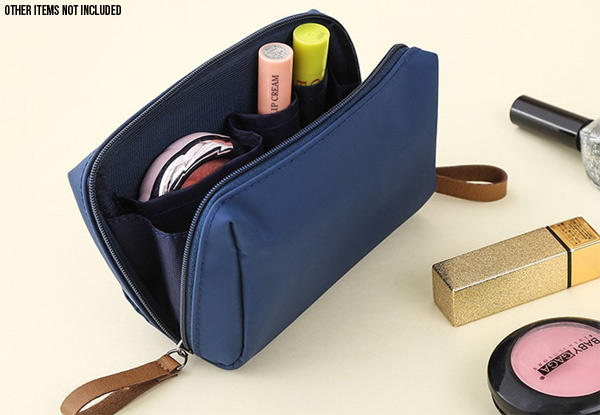 Water-Resistant Toiletries Bag - Four Colours Available & Option for Two with Free Delivery