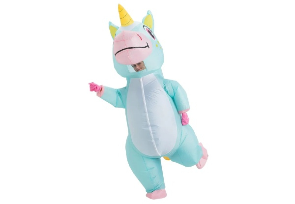 Inflatable Full Body Unicorn Costume - Three Colours Available