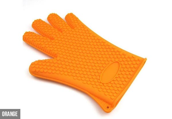 Two-Pack of BPA Free Food Grade Silicone Gloves - Three Colours Available