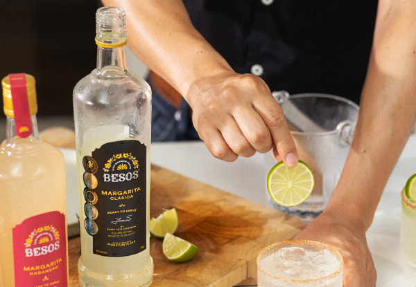 Shake, Sip, Laugh & Learn with a Besos Margarita Masterclass at Your Home or Venue - Options for 6, 12 & 20 People