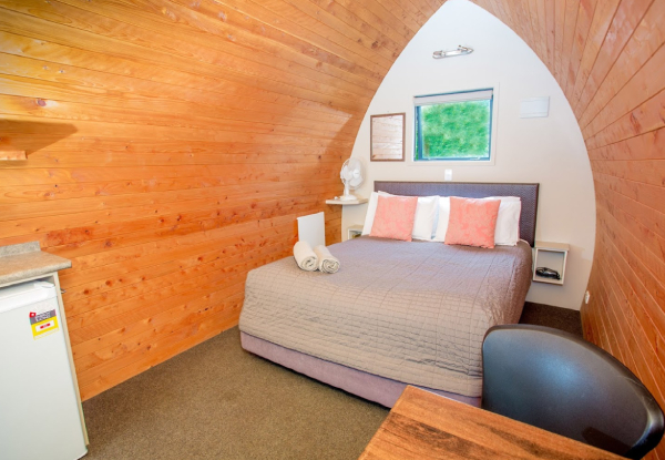 Two-Night Stay for Two People in a Deluxe Cabin at Hot Water Beach - Available 7 days