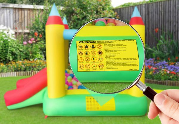 Four-in-One Inflatable Jumping Castle Bouncer