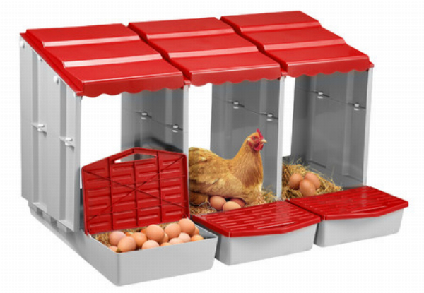 Three-Hole Chicken Nesting Box - Three Colours Available