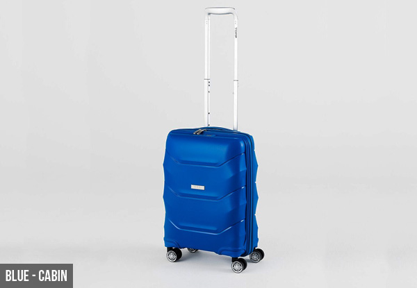 From $169 for Topp Treo Luggage Available in Three Colours & Three Sizes incl. 10 Year Warranty (value up to $807)