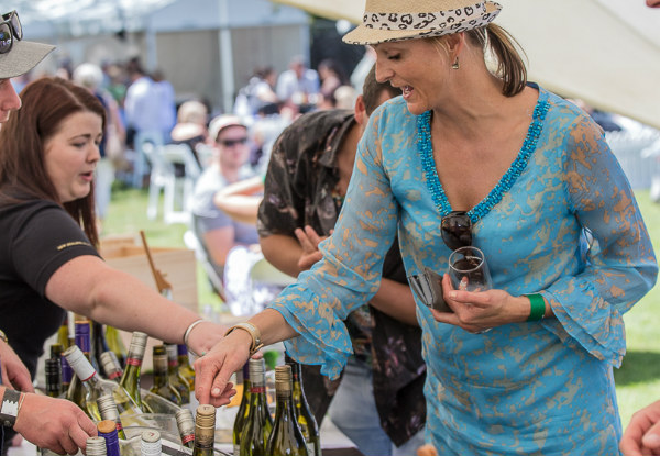 One Entry to the South Island Wine & Food Festival 2018 - Saturday 1st December incl. a Souvenir Tasting Glass, Three Wine Tasting Tickets, & Access to All Features & Entertainment