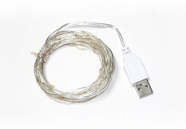 10-Metre USB LED String Light - Six Colours Available