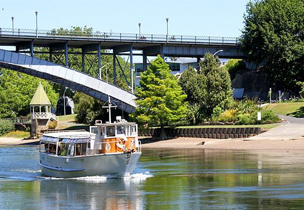 Waikato River Explorer Afternoon Café Cruise Family Pass with Lunch for the Kids