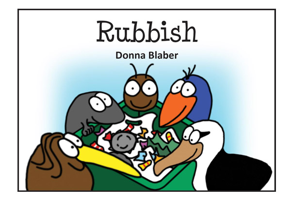 Complete Set of Seven Kiwi Critters Books incl. "Rubbish" the latest release by NZ Author Donna Blaber with Free Delivery